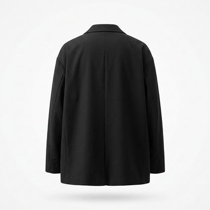 Mens Outlet House - Tisen | Single-Breasted Loose-Fit Blazer Men