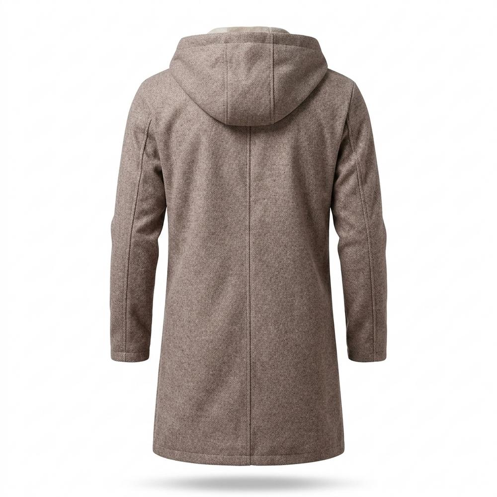 Mens Outlet House - Nimin | Hooded Heathered Coat Men