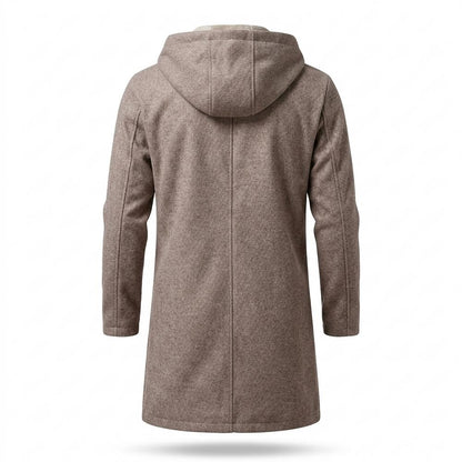 Mens Outlet House - Nimin | Hooded Heathered Coat Men