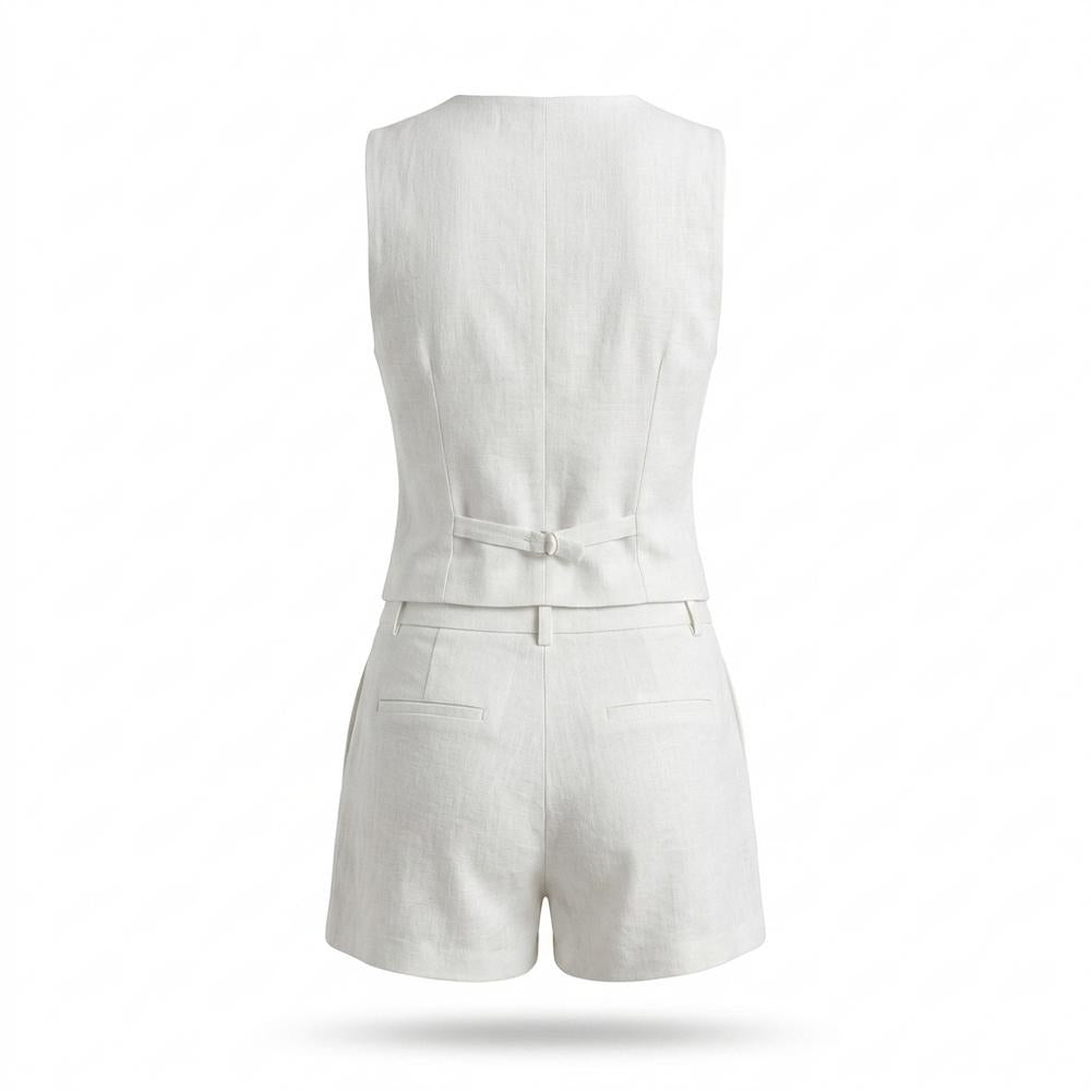 Mens Outlet House - Yopim | Two-Piece Button-Front Suit Women