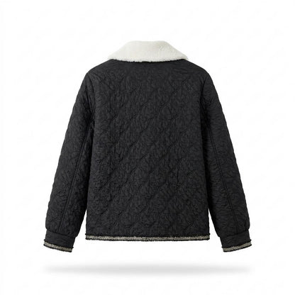 Mens Outlet House - Sarev | Quilted Bouclé Trim Jacket Women