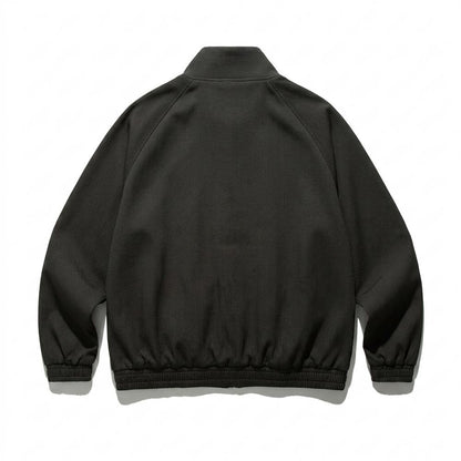Mens Outlet House - Zadan | Ribbed Stand-Collar Jacket Unisex