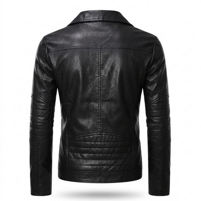 Mens Outlet House - Eltor | Asymmetrical Tailored Leather Jacket Men