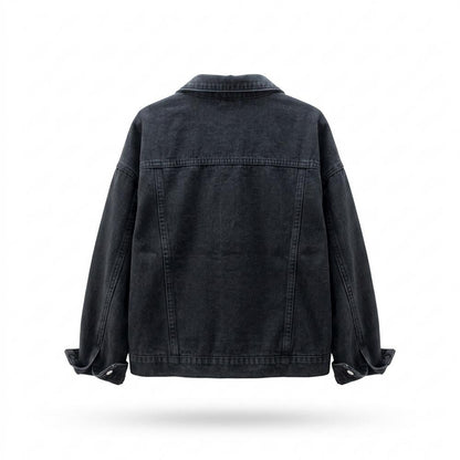 Mens Outlet House - Yozur | Washed Relaxed-Fit Denim Jacket Women