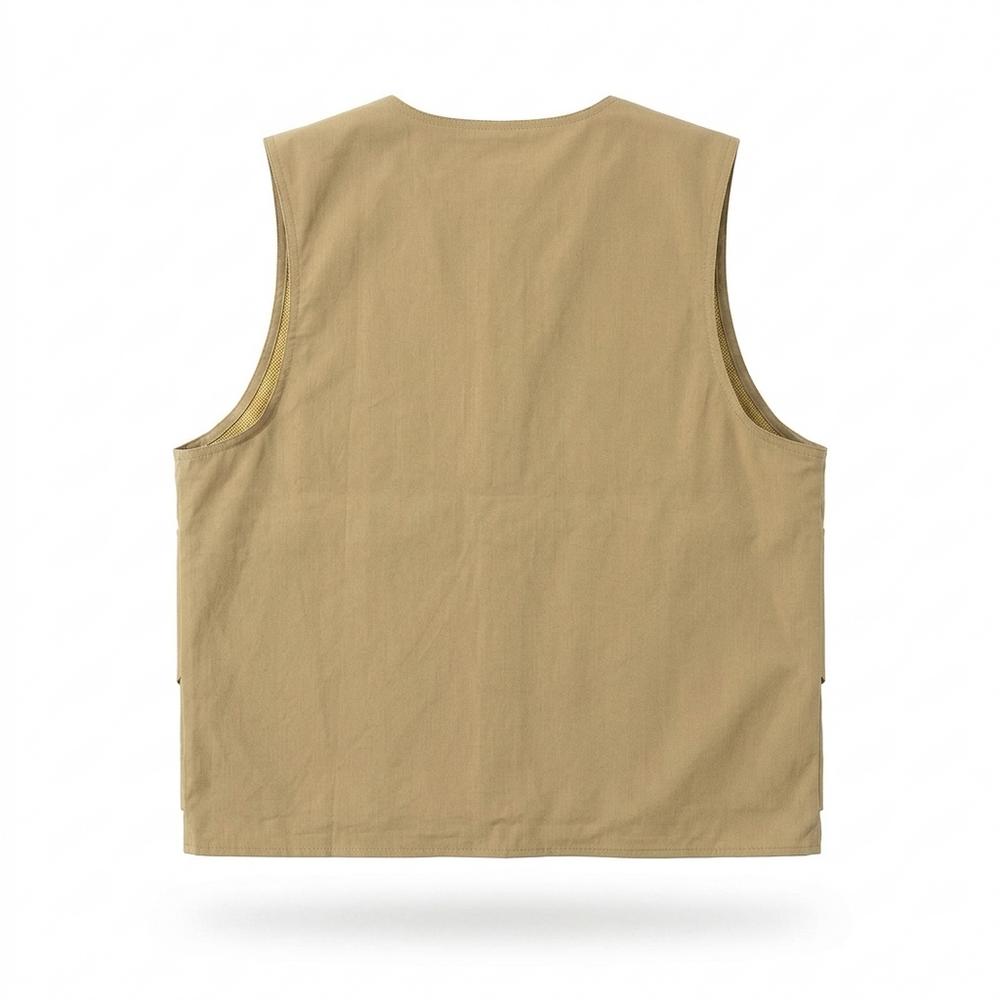 Mens Outlet House - Daren | Multi-Pocket Button-Front Vest Unisex