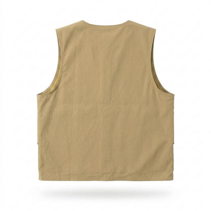 Mens Outlet House - Daren | Multi-Pocket Button-Front Vest Unisex