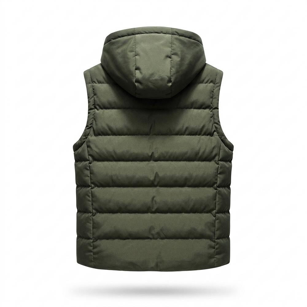 Mens Outlet House - Casin | Quilted Hooded Vest Men