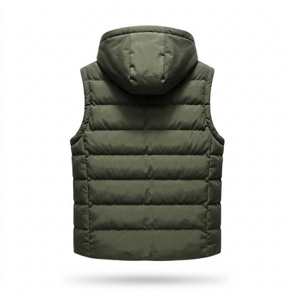 Mens Outlet House - Casin | Quilted Hooded Vest Men
