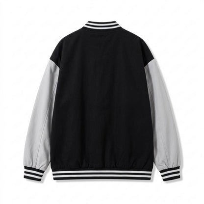 Mens Outlet House - Nomon | Two-Tone Striped-Trim Jacket Unisex