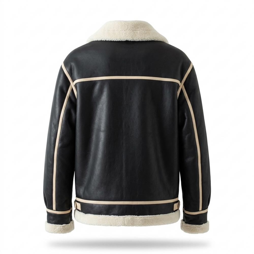 Mens Outlet House - Marev | Fleece-Lined Contrast-Trim Jacket Unisex