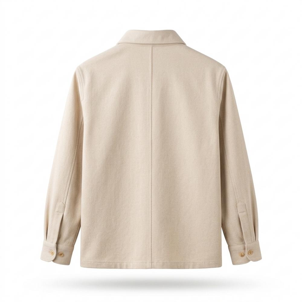 Mens Outlet House - Varal | Band Collar Button-Up Shirt Men