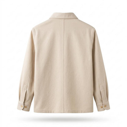 Mens Outlet House - Varal | Band Collar Button-Up Shirt Men