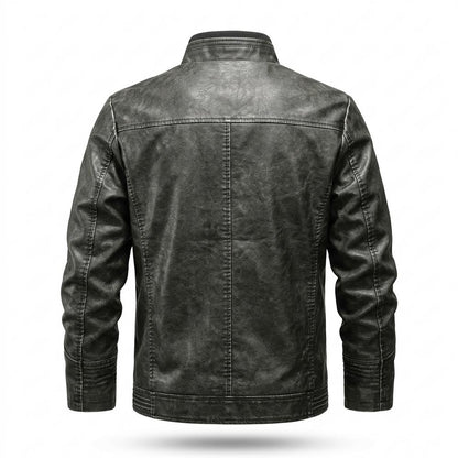 Mens Outlet House - Losel | Lined Structured Leather Jacket Men
