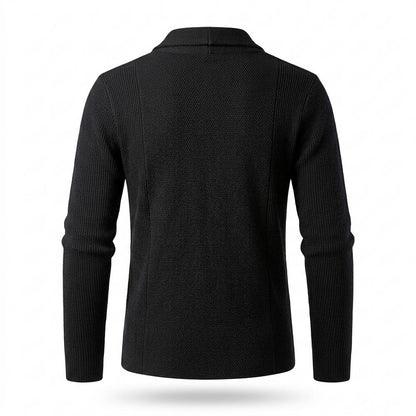 Mens Outlet House - Selin | Shawl-Collar Slim-Fit Knit Cardigan Men