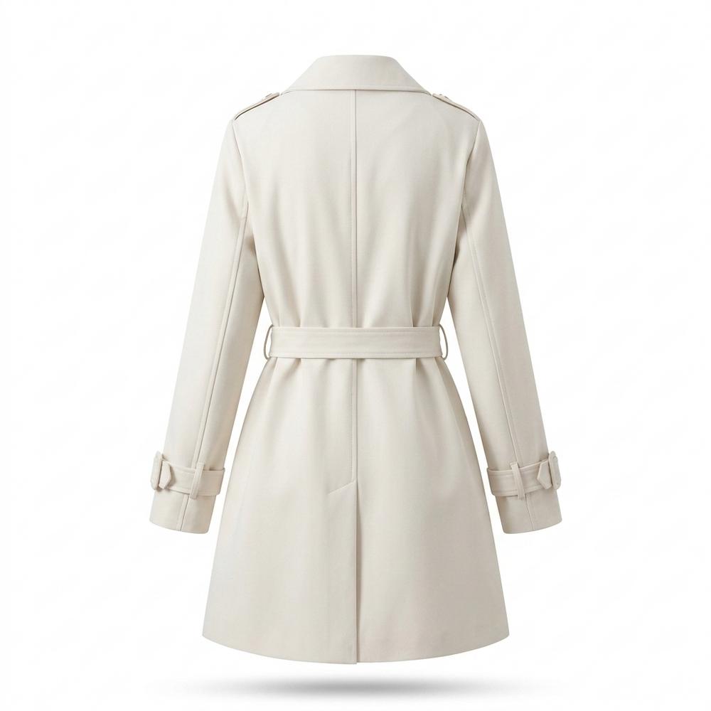 Mens Outlet House - Nemel | Double-Breasted Belted Coat Women