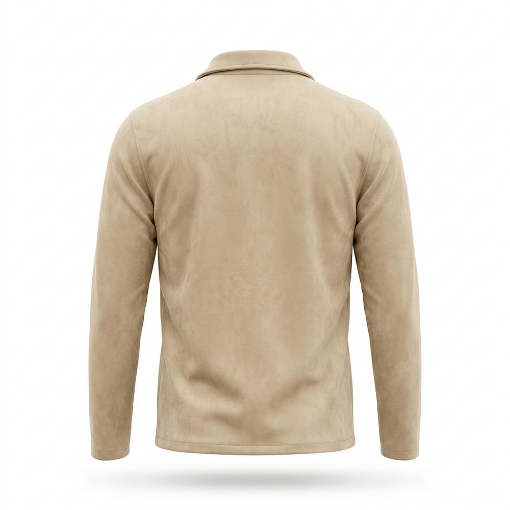 Mens Outlet House - Kalom | Suede Button-Front Jacket Men