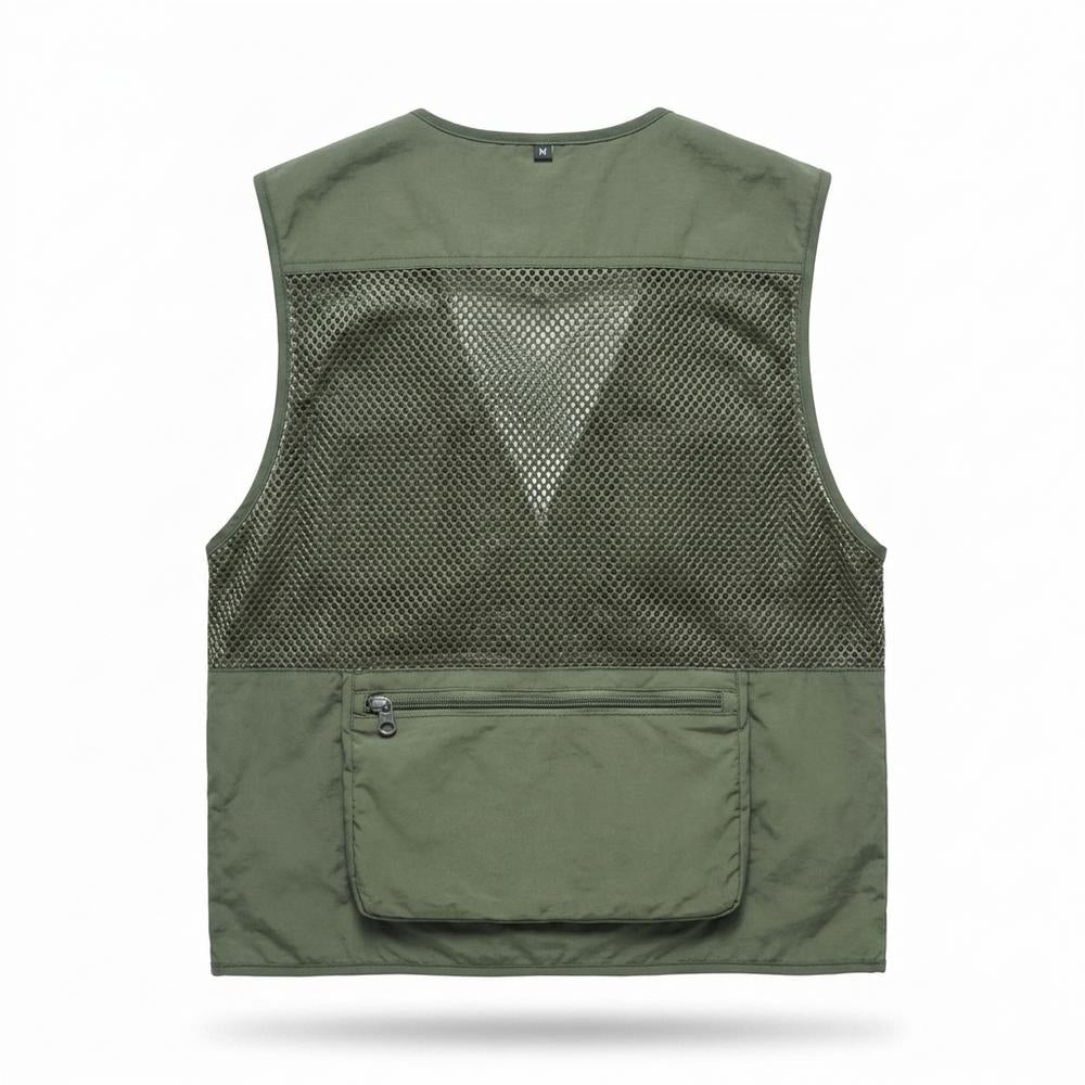 Mens Outlet House - Nabok | Mesh Multi-Pocket Vest Men