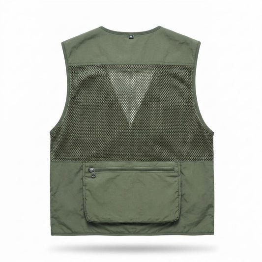 Mens Outlet House - Nabok | Mesh Multi-Pocket Vest Men