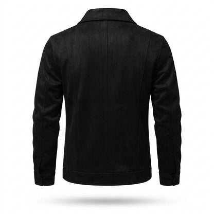 Mens Outlet House - Lamir | Faux Suede Zip-Up Jacket Men