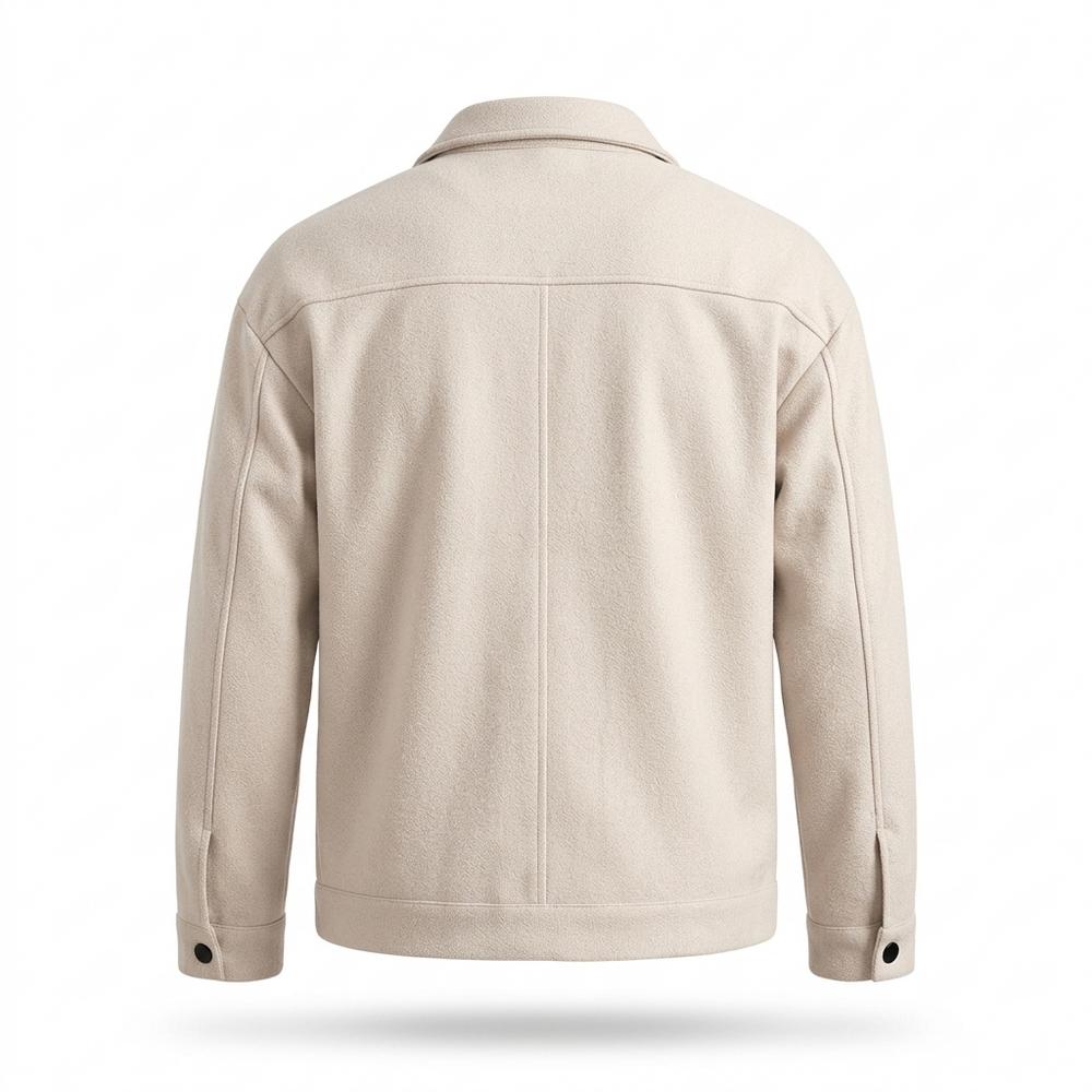 Mens Outlet House - Yibod | Wool-Blend Button-Front Jacket Men