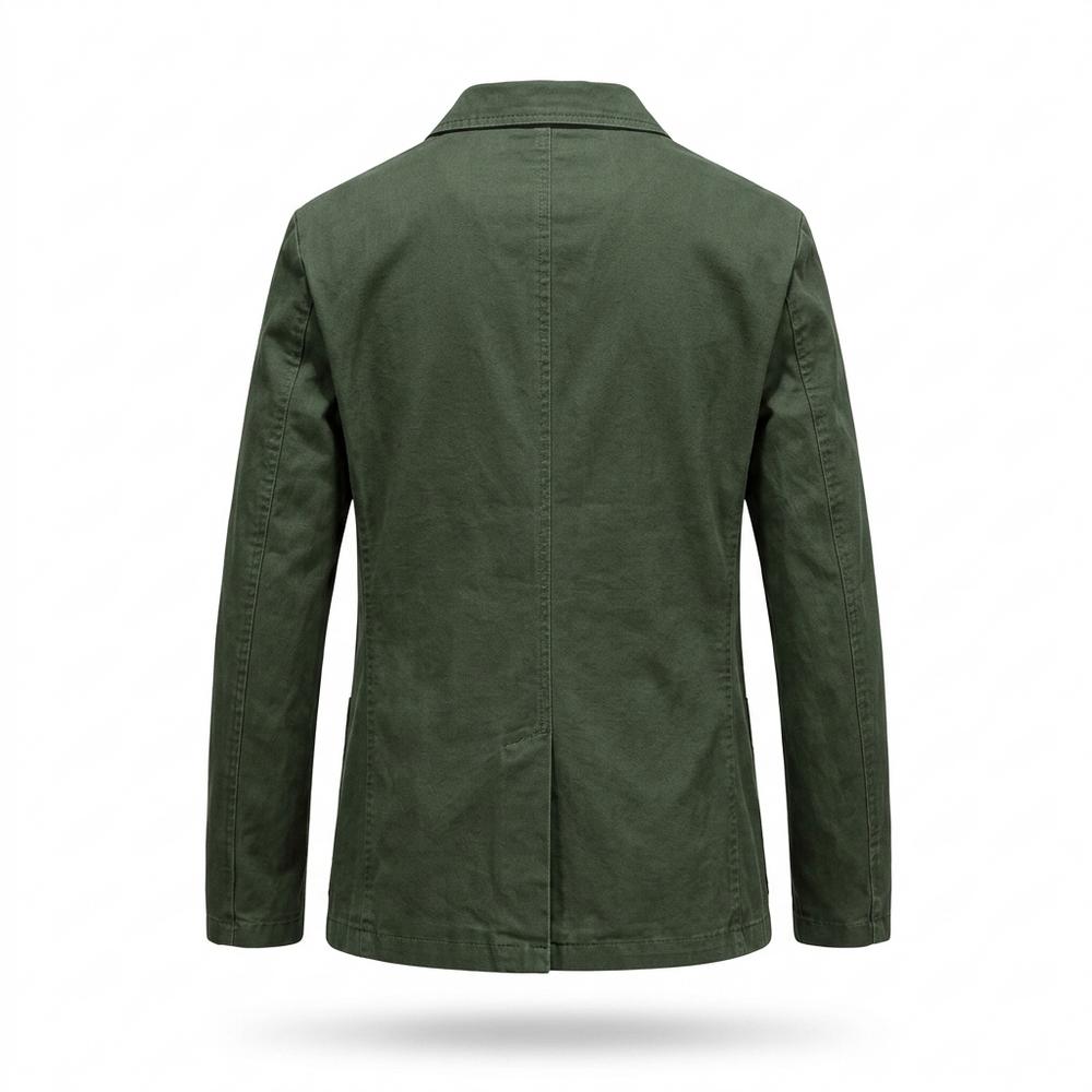 Mens Outlet House - Veven | Cotton Single-Breasted Blazer Men