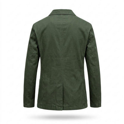 Mens Outlet House - Veven | Cotton Single-Breasted Blazer Men