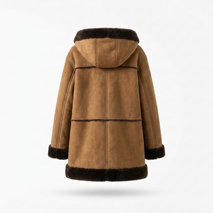 Mens Outlet House - Talev | Hooded Faux Shearling Coat Women