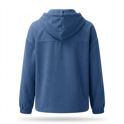 Mens Outlet House - Eobon | Corduroy Hooded Jacket Women