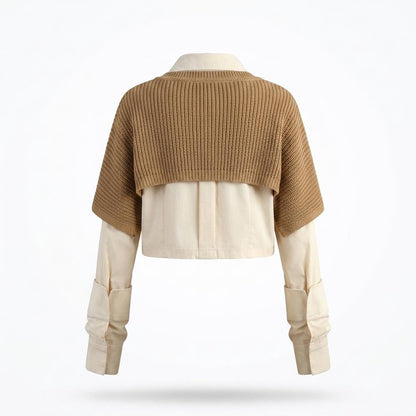 Mens Outlet House - Calom | Layered Cropped Top Women