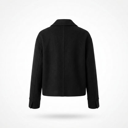 Mens Outlet House - Colar | Cropped Leather-Trim Blazer Women