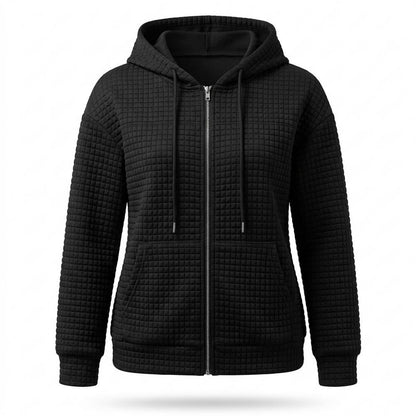 Mens Outlet House - Yomar | Quilted Zip-Up Hoodie Women