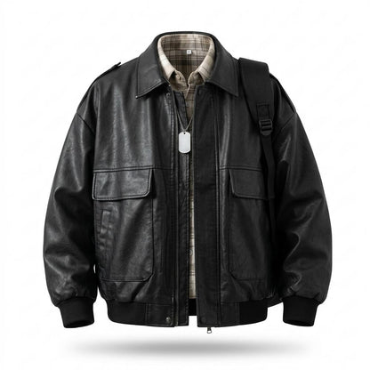 Mens Outlet House - Visel | Oversized Zip-Up Jacket Men