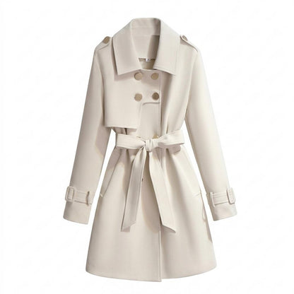 Mens Outlet House - Nemel | Double-Breasted Belted Coat Women