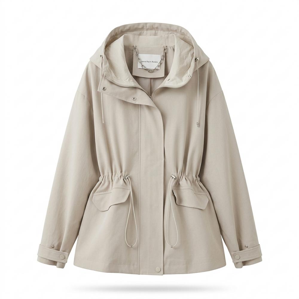 Mens Outlet House - Tadin | Hooded Drawstring-Waist Jacket Women