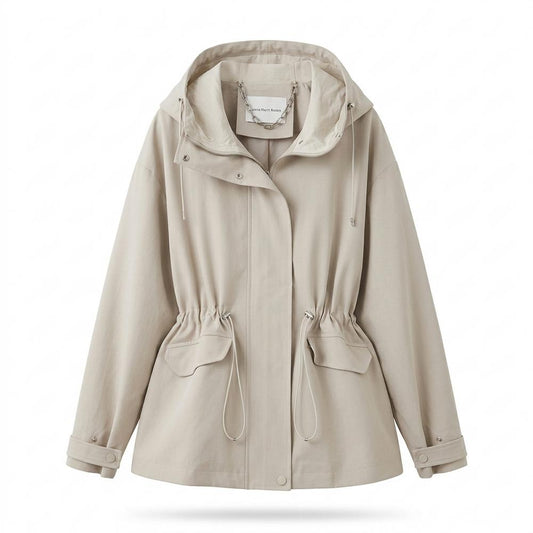 Mens Outlet House - Tadin | Hooded Drawstring-Waist Jacket Women