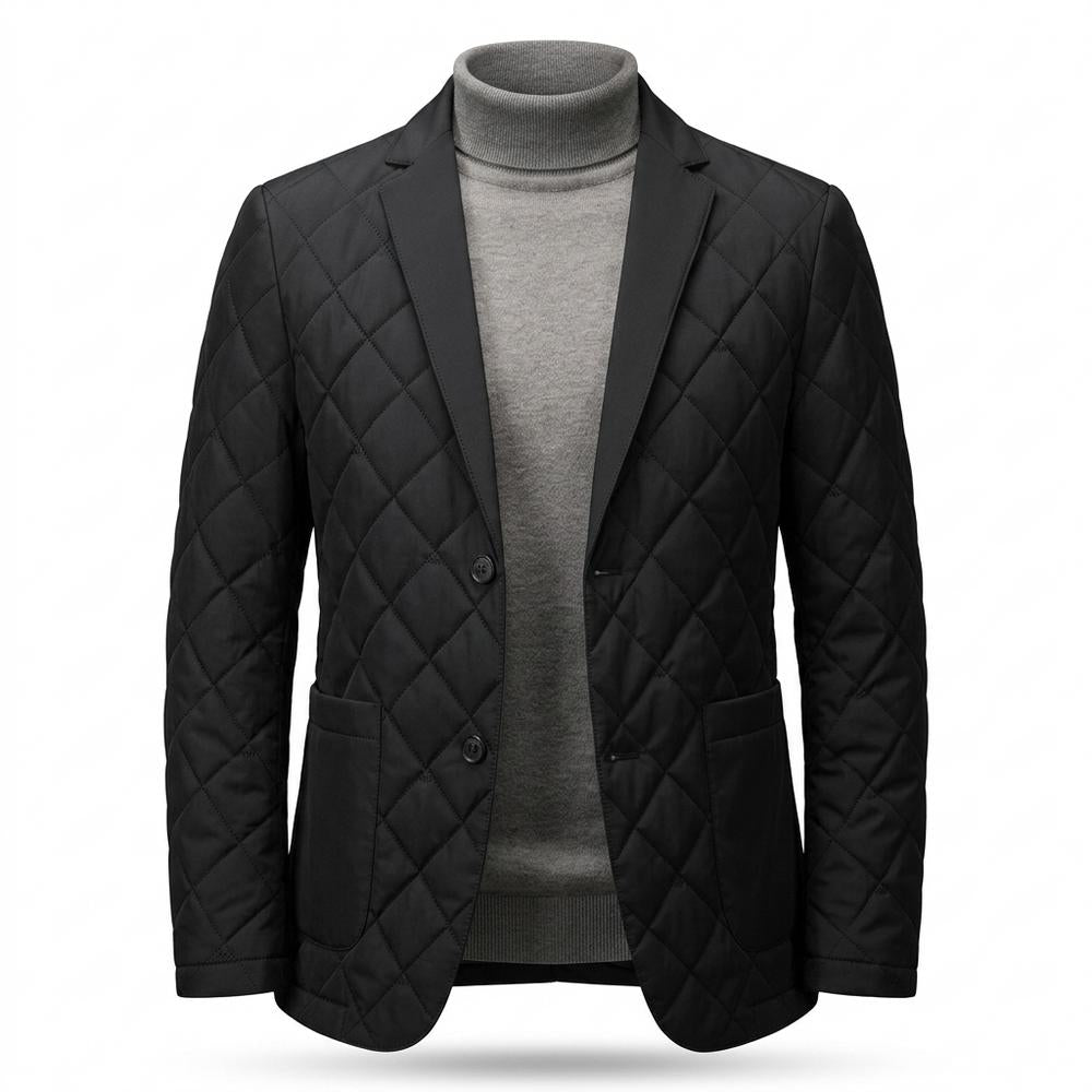 Mens Outlet House - Zoris | Quilted Single-Breasted Blazer Men