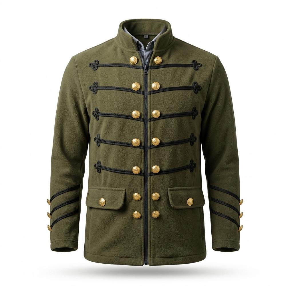 Mens Outlet House - Alsol | Stand-Collar Embellished Jacket Men