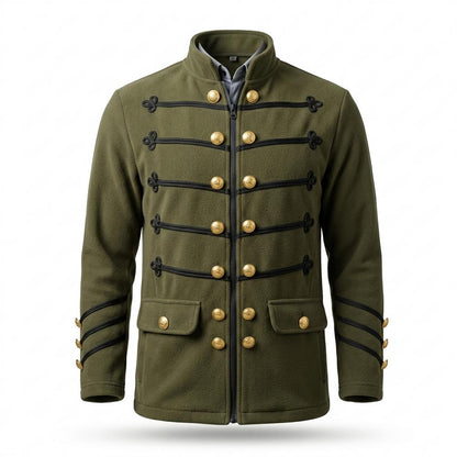 Mens Outlet House - Alsol | Stand-Collar Embellished Jacket Men