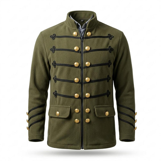 Mens Outlet House - Alsol | Stand-Collar Embellished Jacket Men