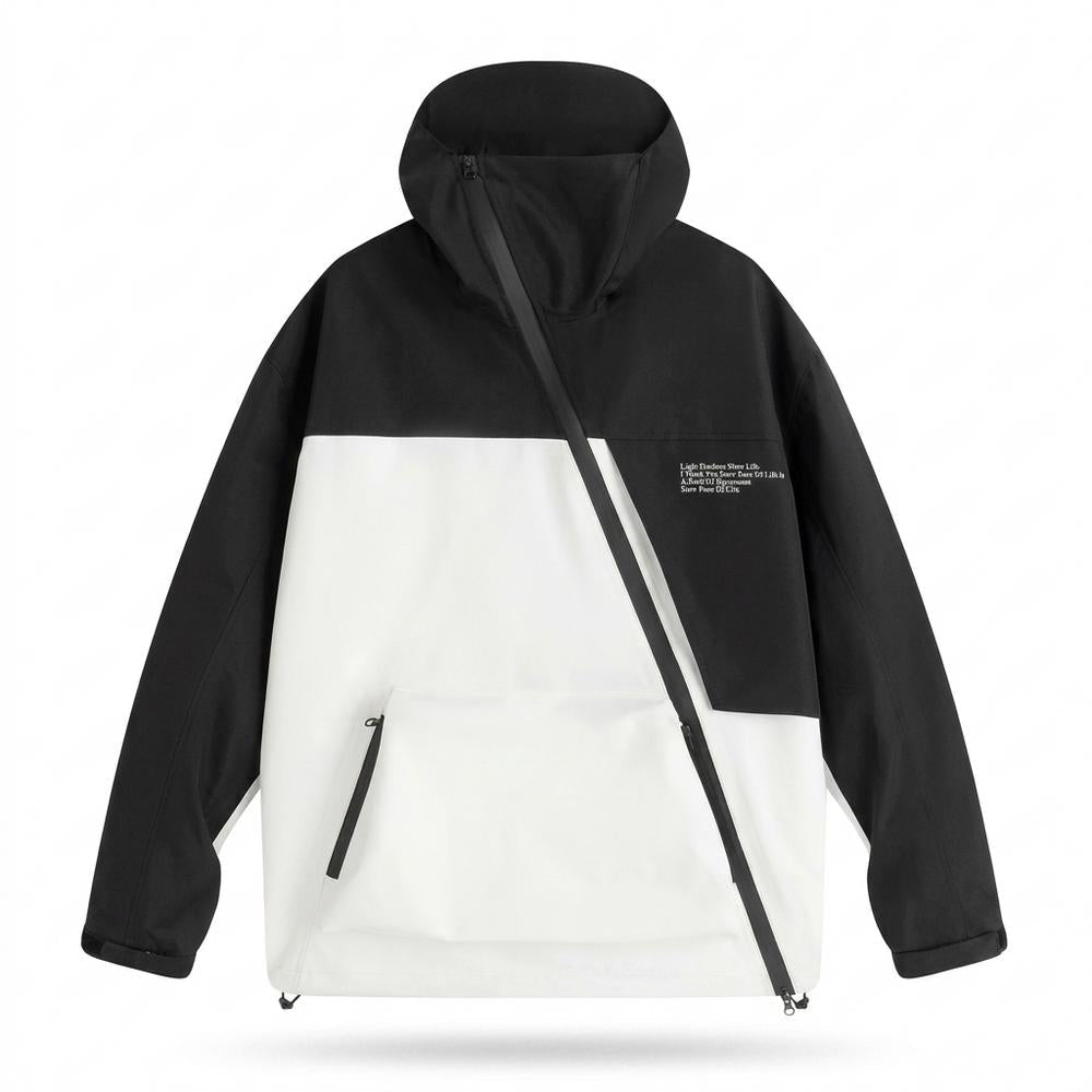 Mens Outlet House - Vimir | Asymmetrical Waterproof Jacket Unisex
