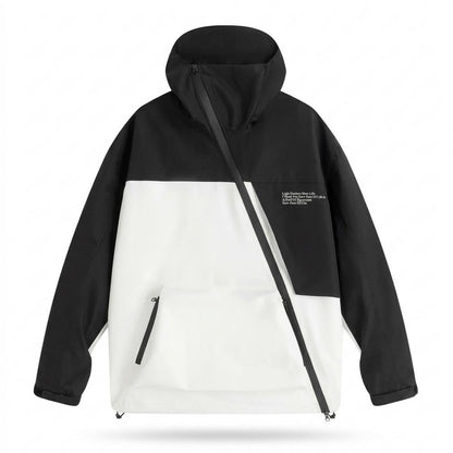 Mens Outlet House - Vimir | Asymmetrical Waterproof Jacket Unisex