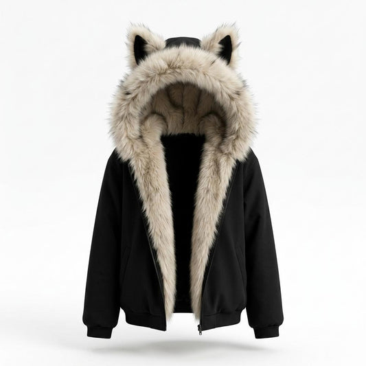 Mens Outlet House - Tavel | Fur-Lined Zip-Up Jacket Women