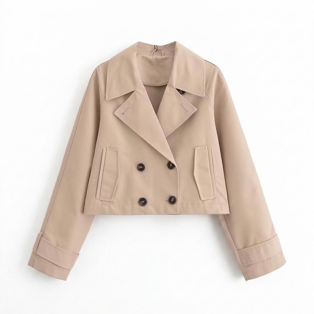 Mens Outlet House - Nosen | Double-Breasted Cropped Jacket Women