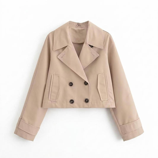 Mens Outlet House - Nosen | Double-Breasted Cropped Jacket Women