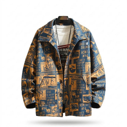 Mens Outlet House - Rodan | Printed Button-Front Jacket Men