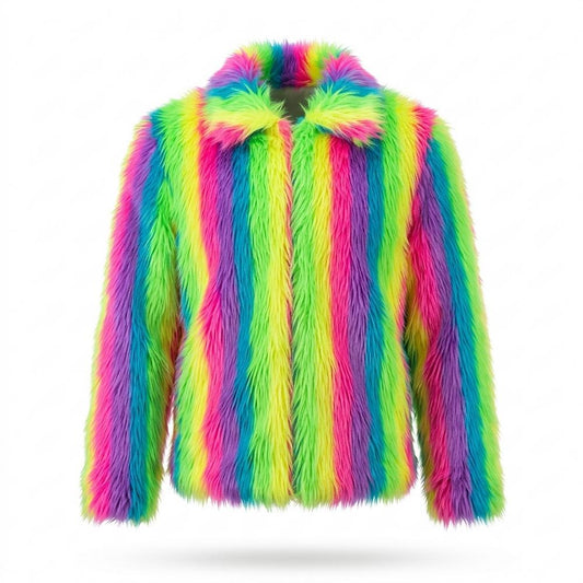 Mens Outlet House - Yomin | Long-Haired Striped Jacket Unisex