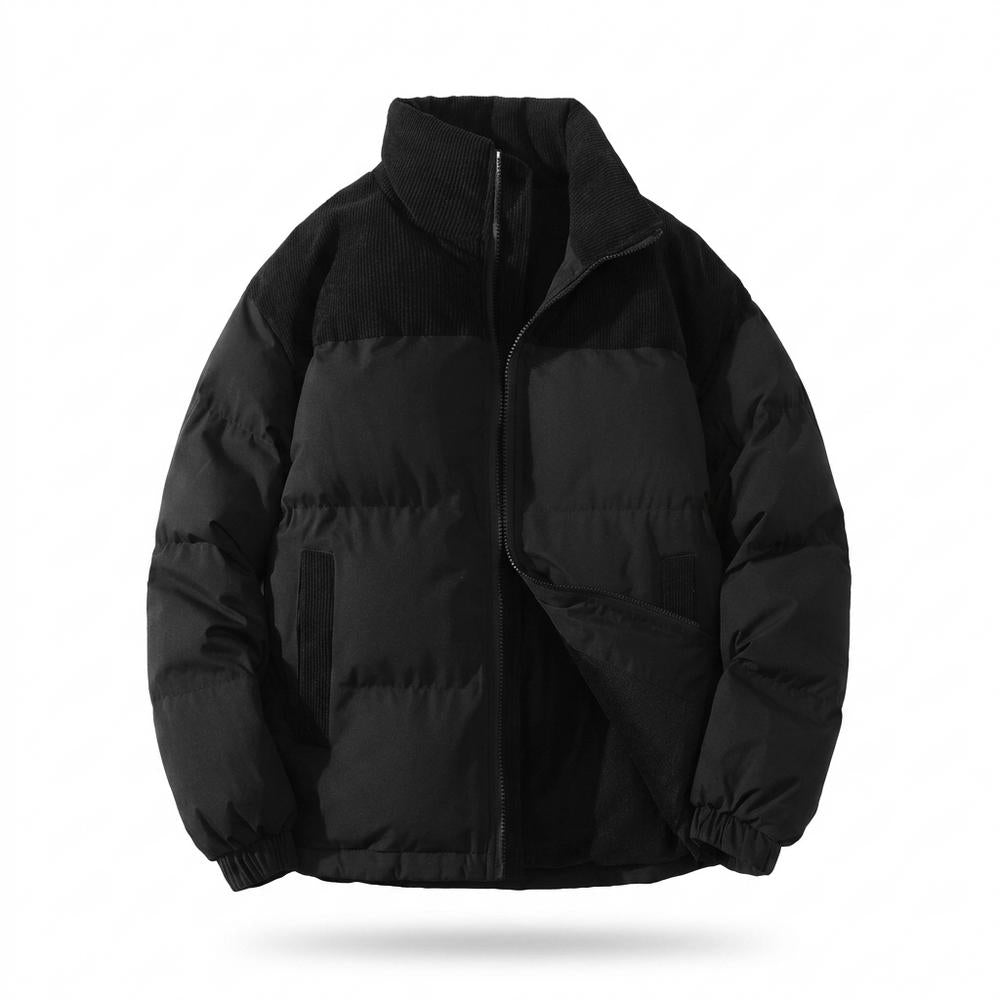 Mens Outlet House - Lelom | Padded Corduroy-Panel Jacket Unisex