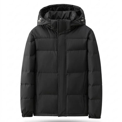 Mens Outlet House - Coral | Padded Hooded Jacket Men