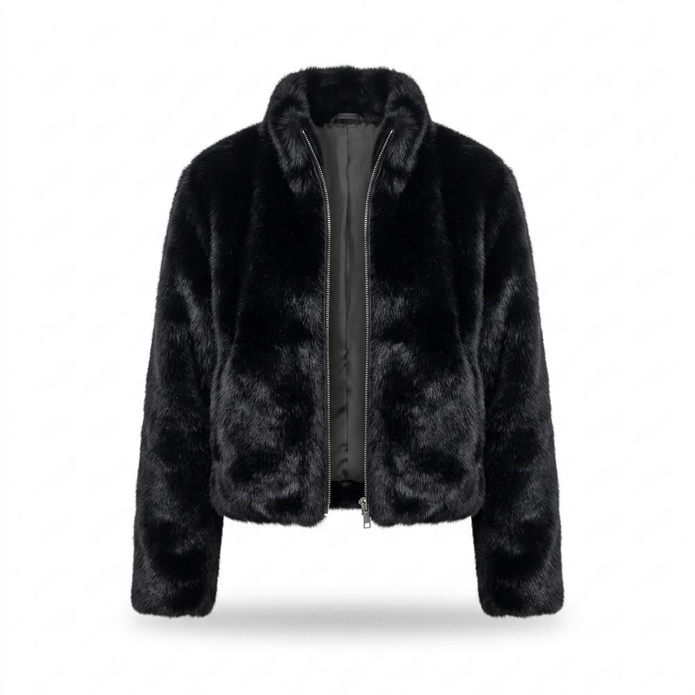 Mens Outlet House - Sevel | Faux-Fur Zip-Up Jacket Women