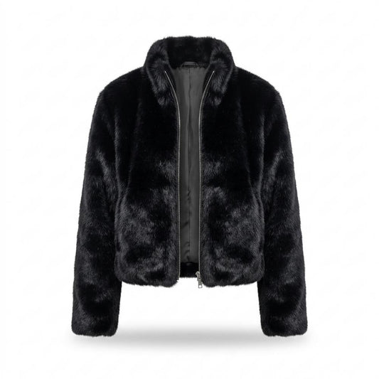 Mens Outlet House - Sevel | Faux-Fur Zip-Up Jacket Women